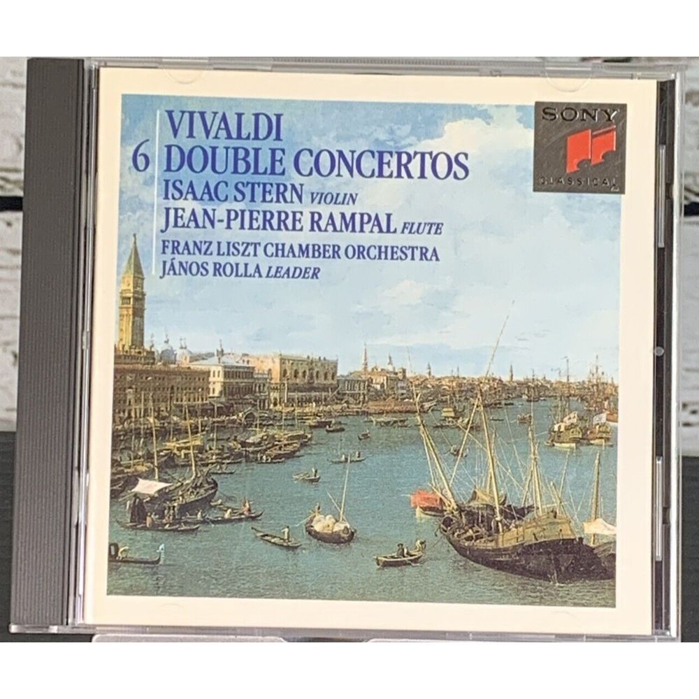 Vivaldi: 6‎ Double Concertos by Stern, Rampal, Franz Liszt CO, Rolla (CD, 1991)